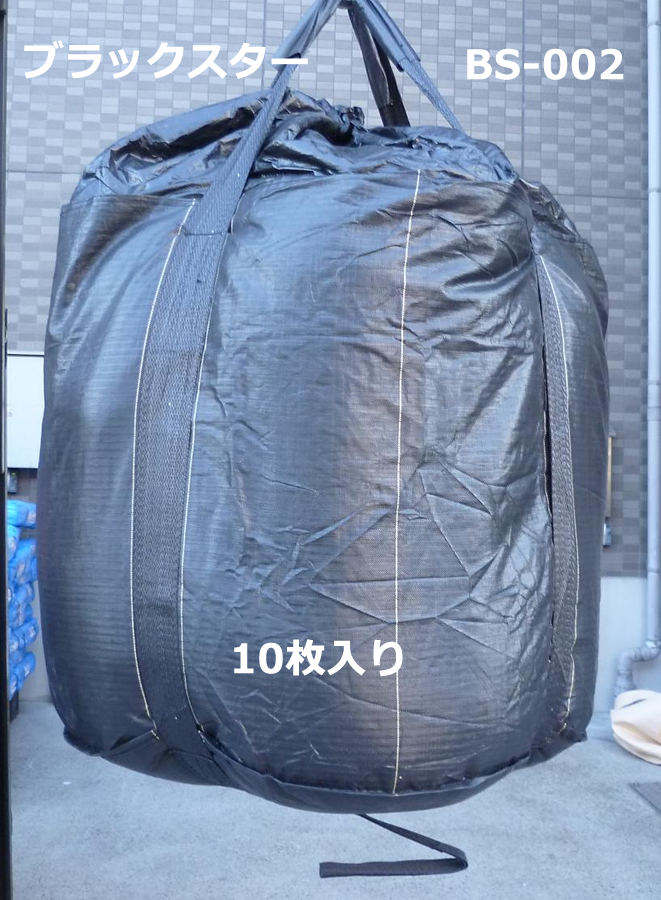 10枚入 耐候性1t用 フレコンバック BS-002 ブラックスター